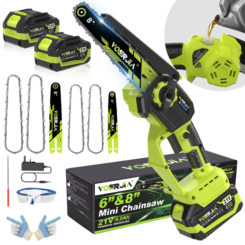 6&8" Mini Brushless Chainsaw