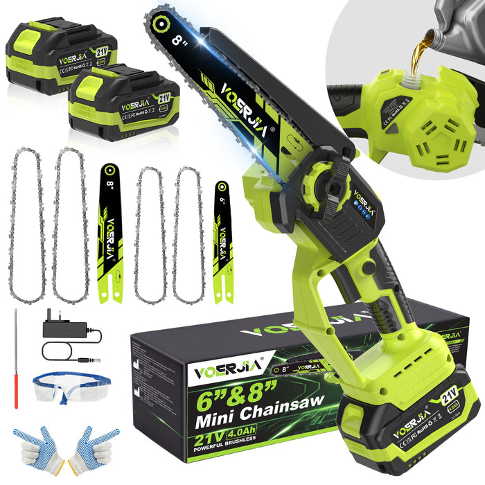 6&8" Mini Brushless Chainsaw