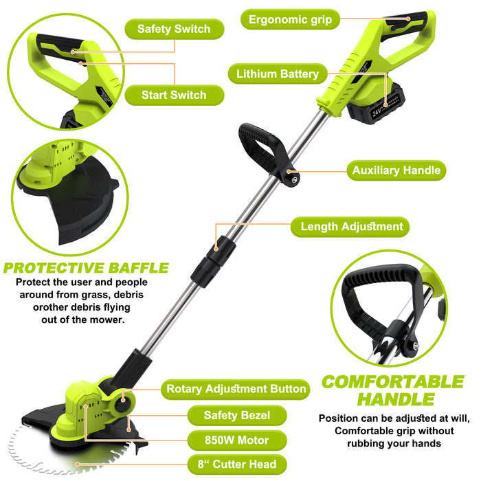 24V Heavy Duty Strimmer Cordless