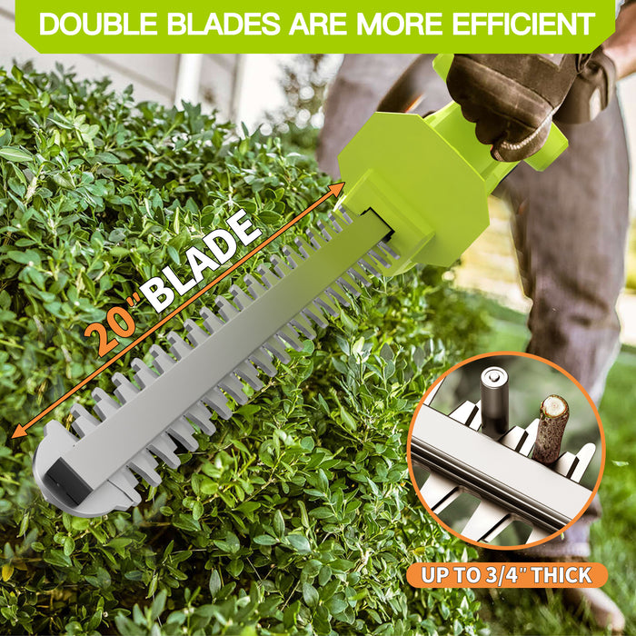 20” Cordless Hedge Trimmers