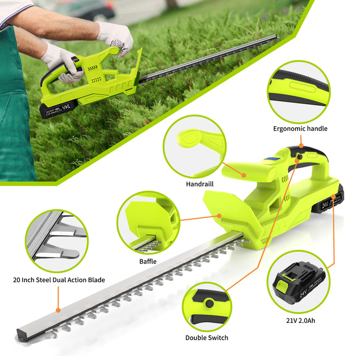20” Cordless Hedge Trimmers