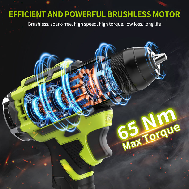 21V Brushless Cordless Drill