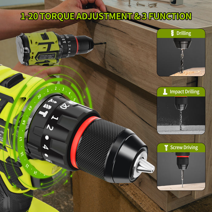 21V Brushless Cordless Drill
