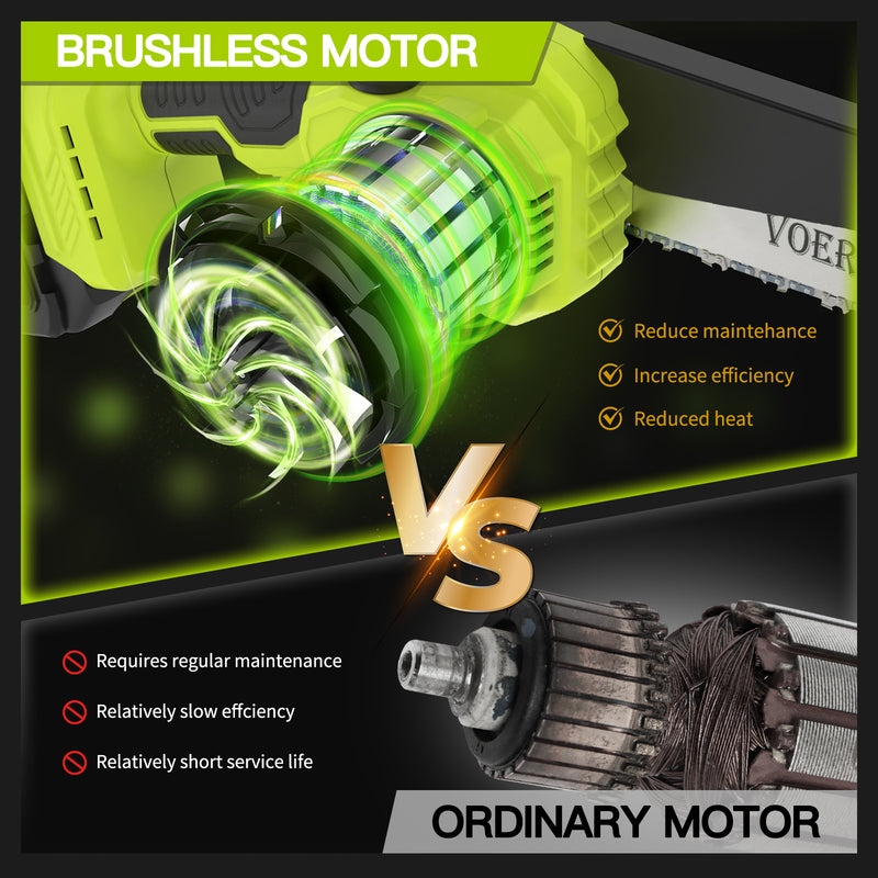 VOERJIA 2-in-1 Pole Chainsaw