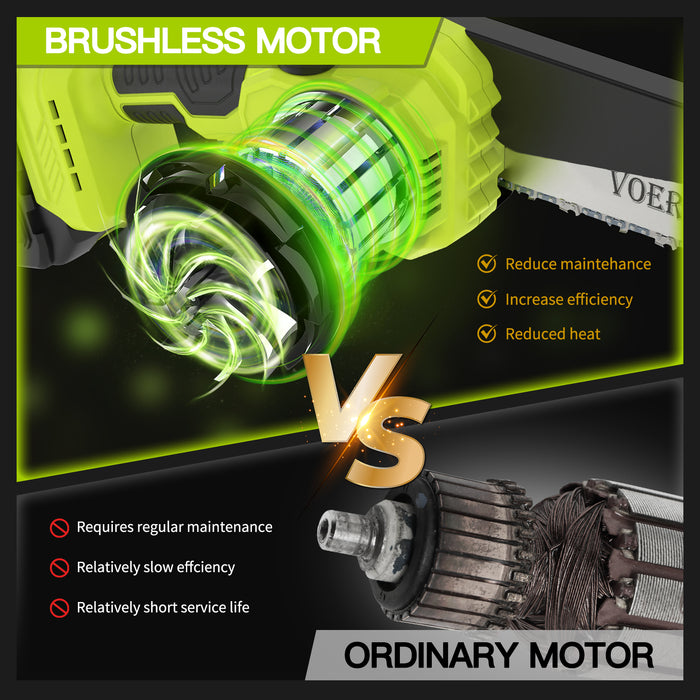 VOERJIA 2-in-1 Pole Chainsaw