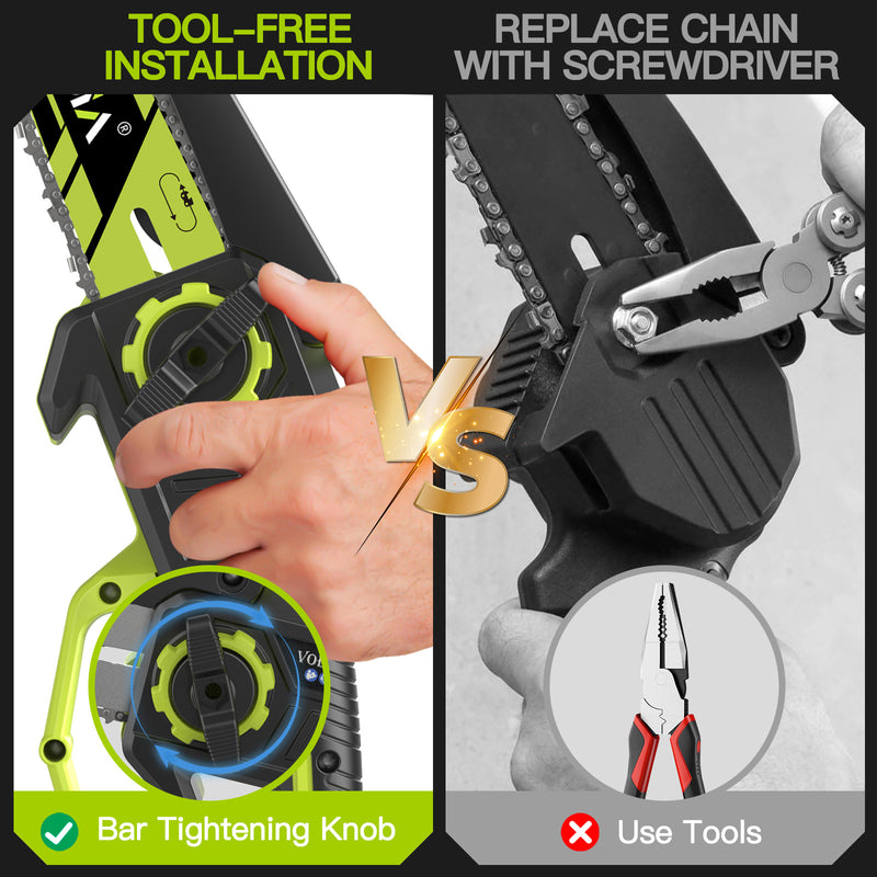 6&8" Mini Brushless Chainsaw