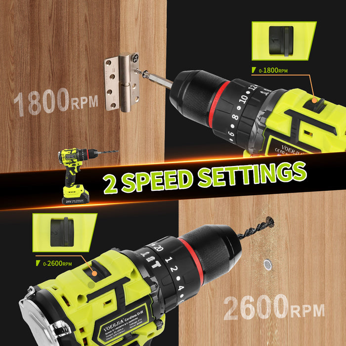 21V Brushless Cordless Drill