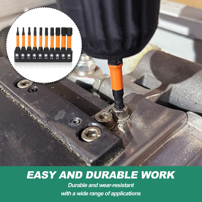 Hex Allen Key Drill Bit Set