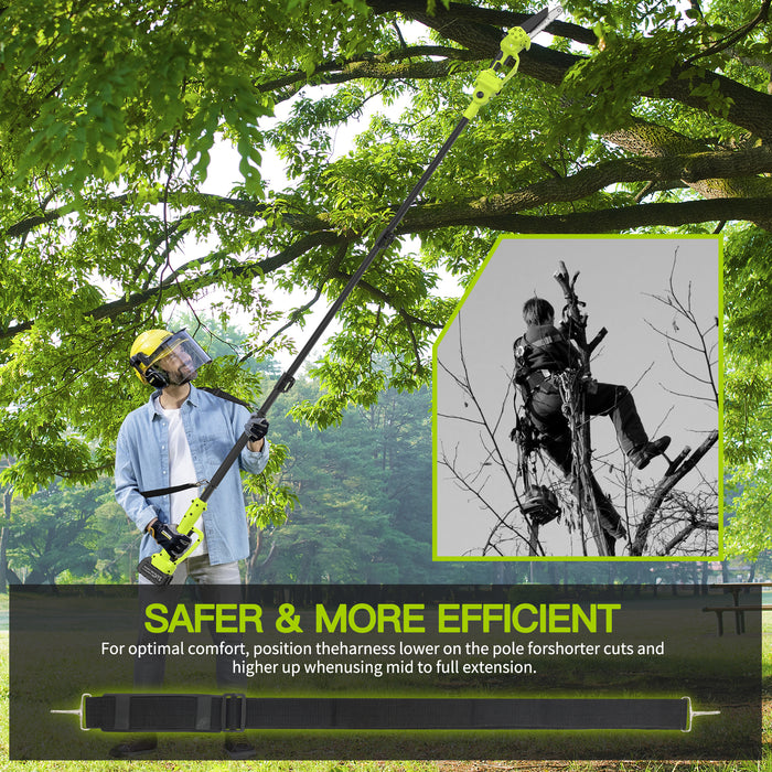 VOERJIA 2-in-1 Pole Chainsaw