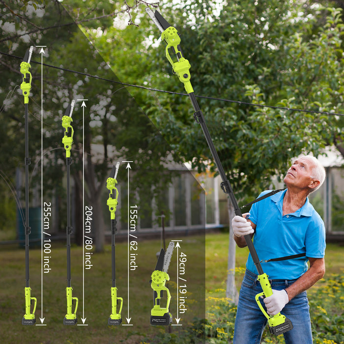 VOERJIA 2-in-1 Pole Chainsaw