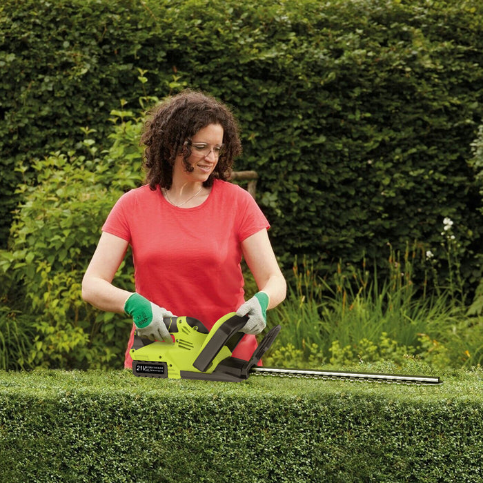21V Heavy Duty Cordless Hedge Trimmer