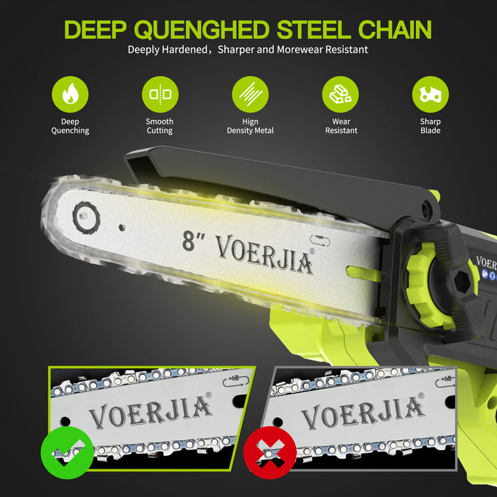 VOERJIA 2-in-1 Pole Chainsaw