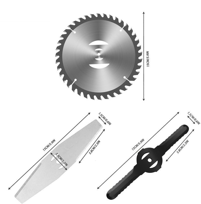 6 x Metal Blades & 10 x Plastic Blades