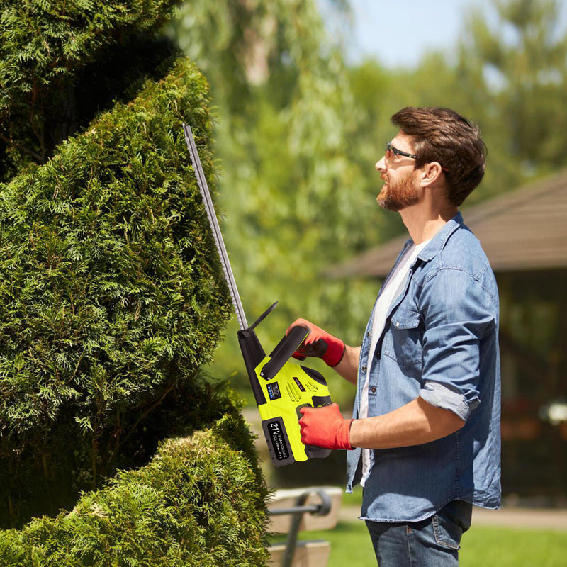 21V Heavy Duty Cordless Hedge Trimmer