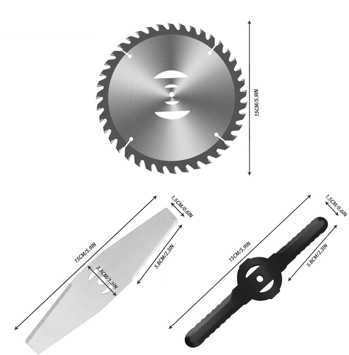6 x Metal Blades & 10 x Plastic Blades