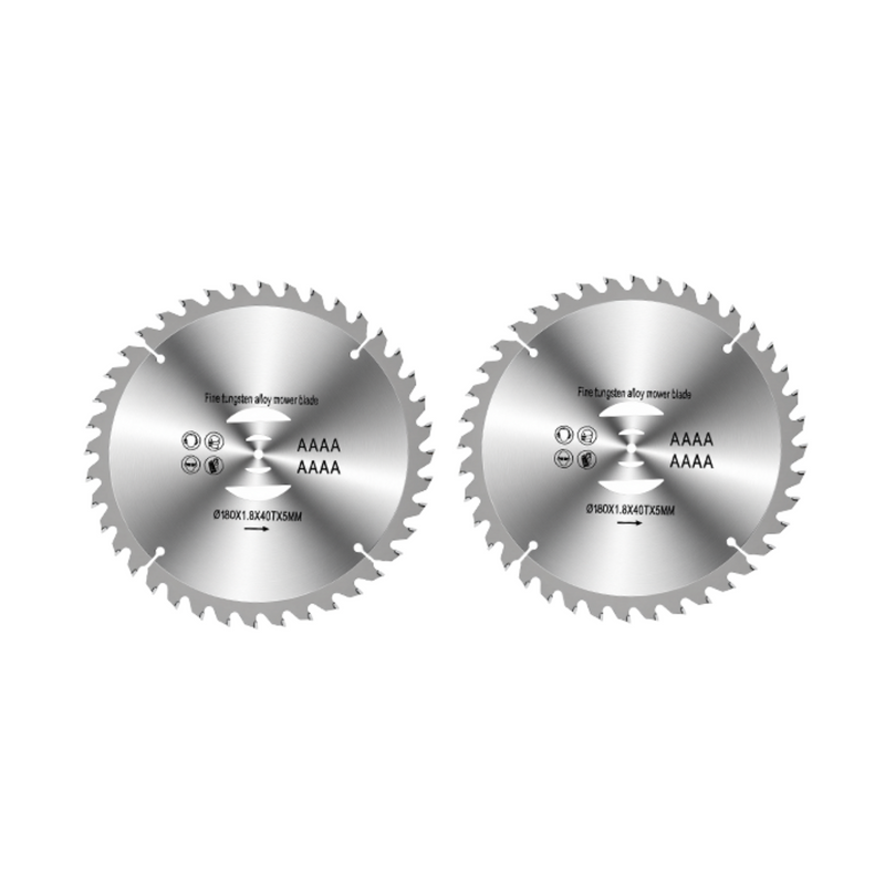 2-Pack 7" Circular Saw Blades for Shrubs 🌳 Heavy Duty Alloy Brush Cutter Blades for Shrub Clearing, Branch Trimming & Thin Woody Stems