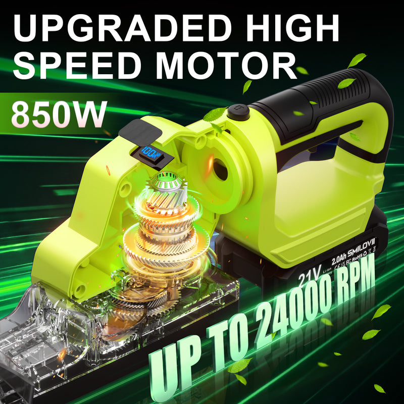 20” Cordless Hedge Trimmers 180° Rotating Handle