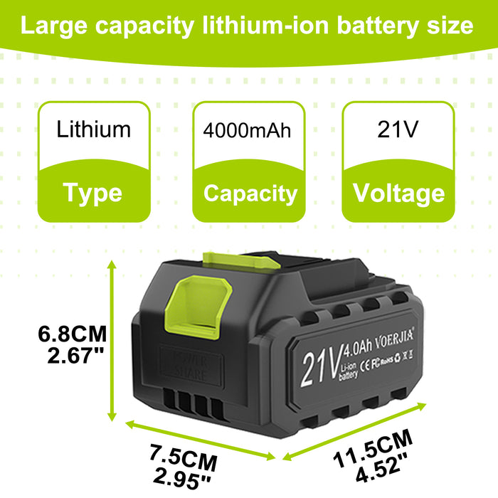 4000 mAh Battery