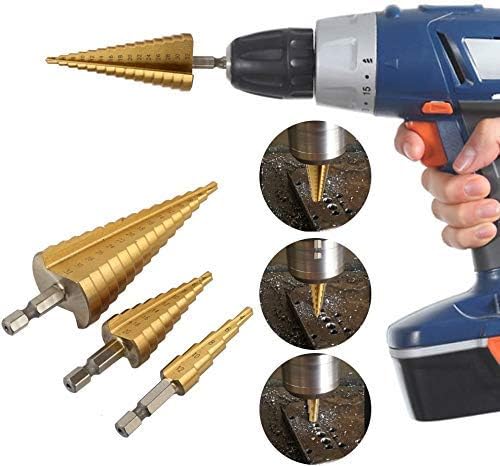 3PCS HSS Step Bits