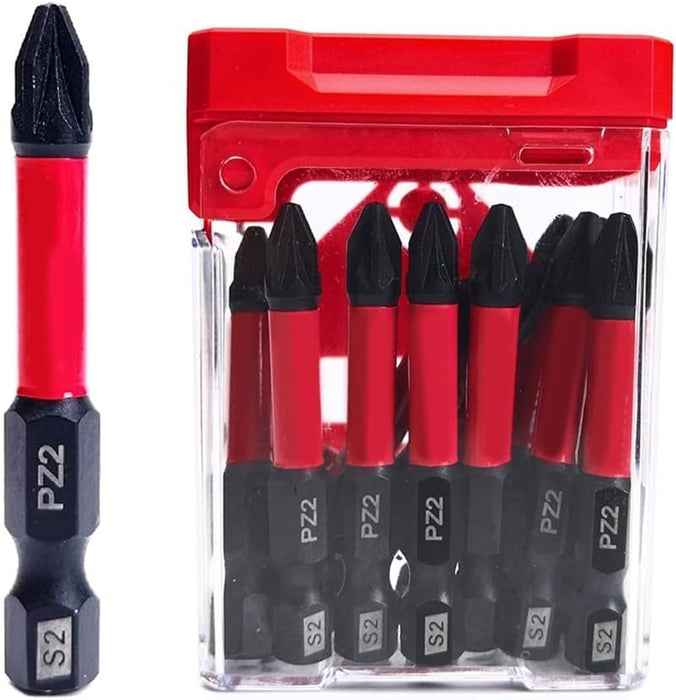 PZ50mm Single Head Screwdriver Bits Set（15 Pack）
