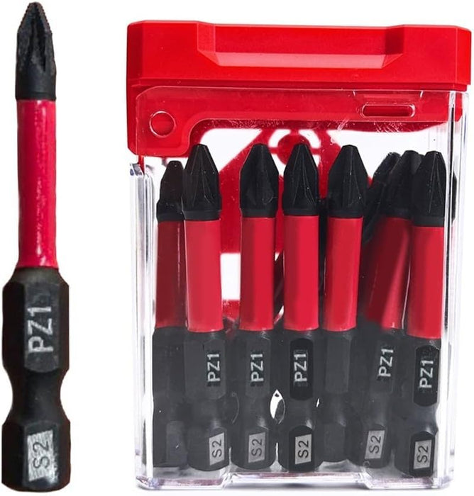 PZ50mm Single Head Screwdriver Bits Set（15 Pack）