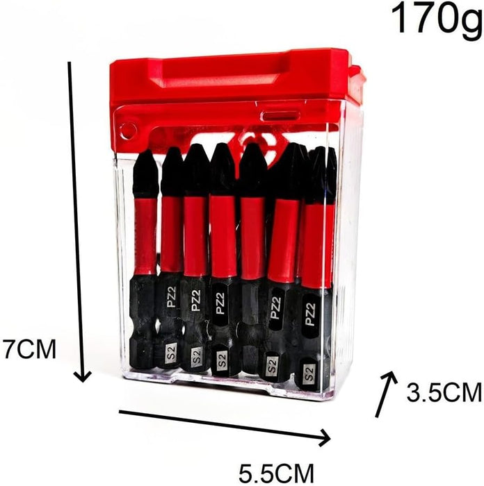 PZ50mm Single Head Screwdriver Bits Set（15 Pack）
