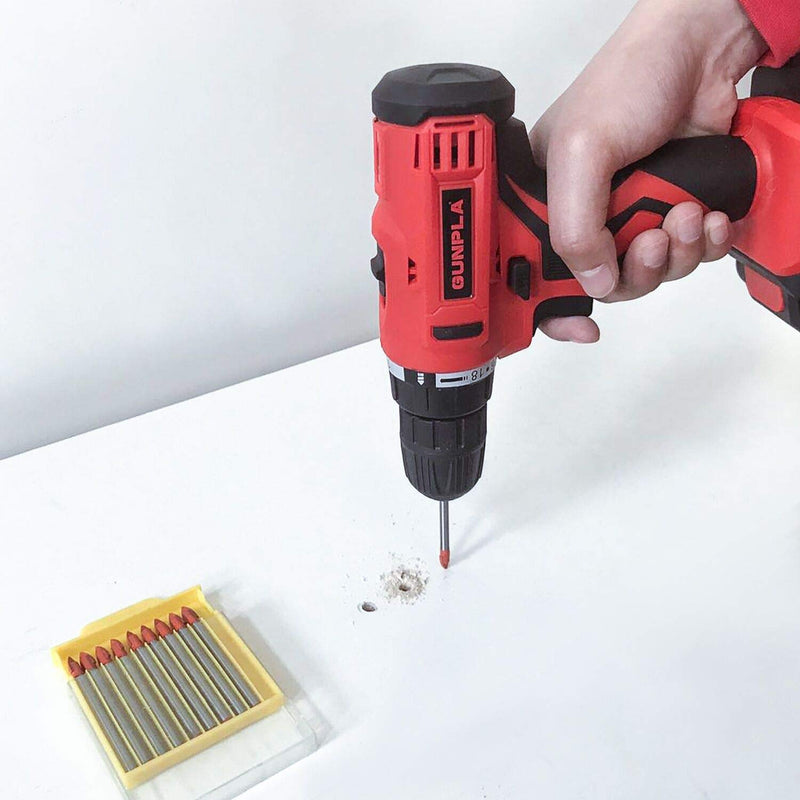 13Pcs 6mm Glass and Tile Drill Bit Set