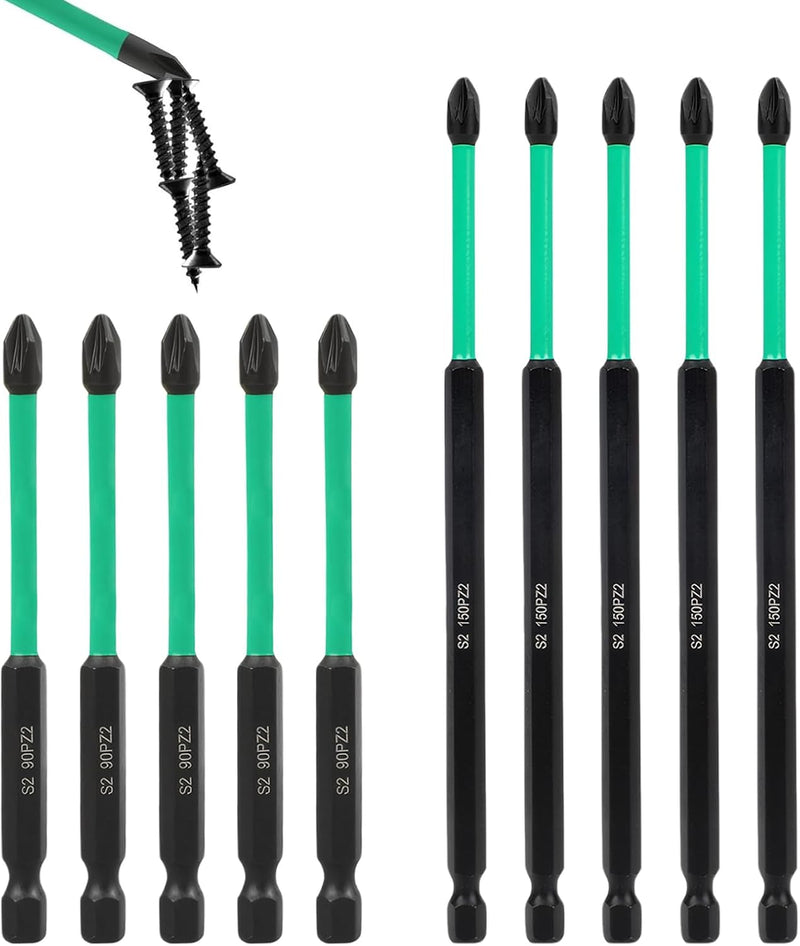 10 Pcs Magnetic Screwdriver Bits