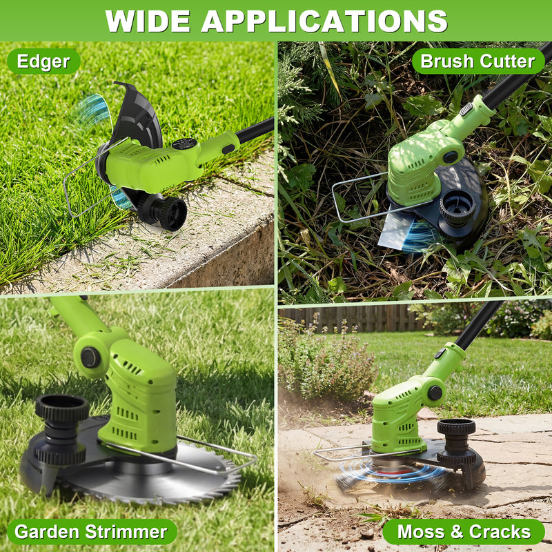 21V Lightweight Weed Wacker & Brush Cutter