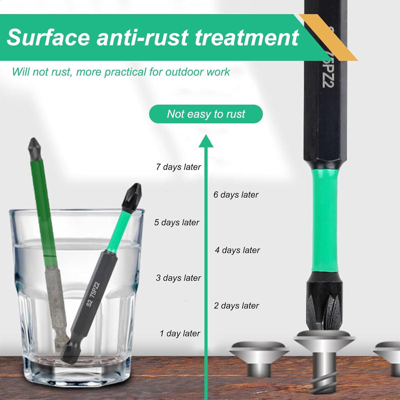 10 Pcs Magnetic Screwdriver Bits