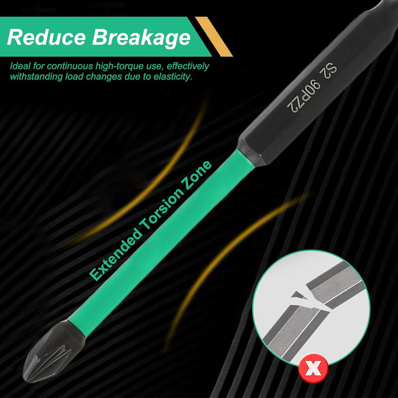 10 Pcs Magnetic Screwdriver Bits