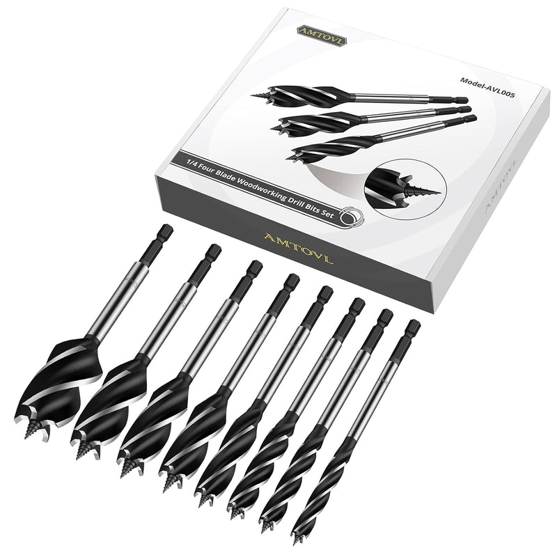 8PCS Wood Reaming Drill Set