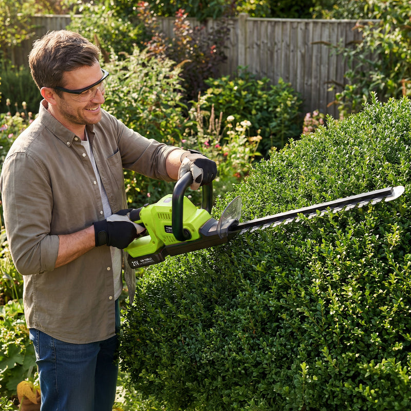 20” Cordless Hedge Trimmers 180° Rotating Handle
