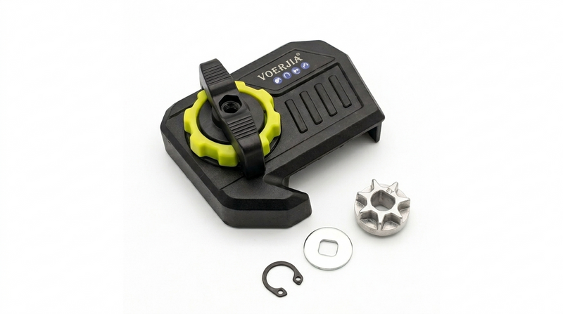 VOERJIA Chainsaw Tensioner & Cover Assembly Kit 🛠️ Replacement Spare Parts with Adjustment Knob, Drive Sprocket & Hardware for Electric Chainsaws